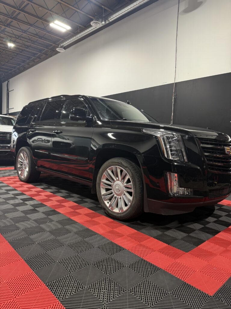 Cadillac Esclade with Chrome Delete done by Karzilla