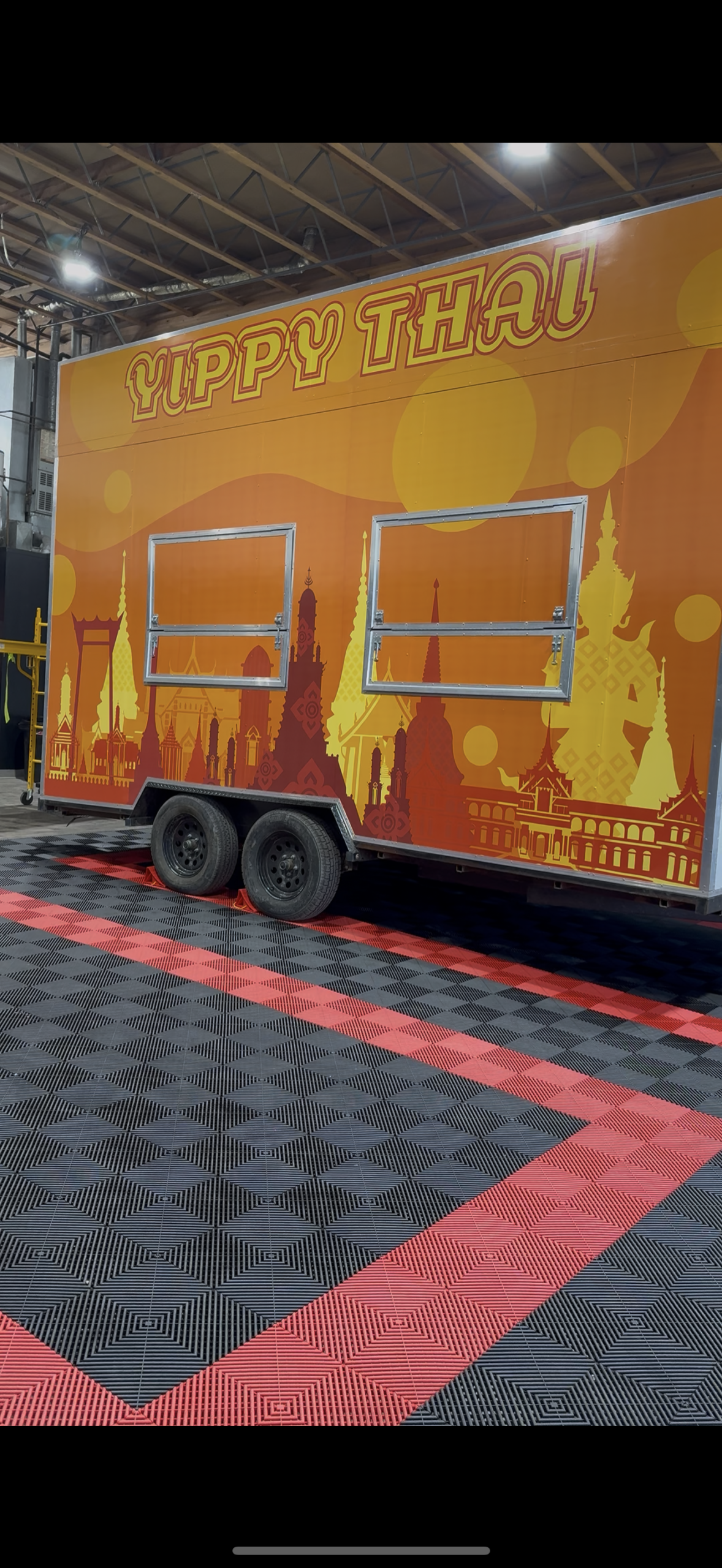 Food truck with branded vinyl wrap done by Karzilla in Edmonton