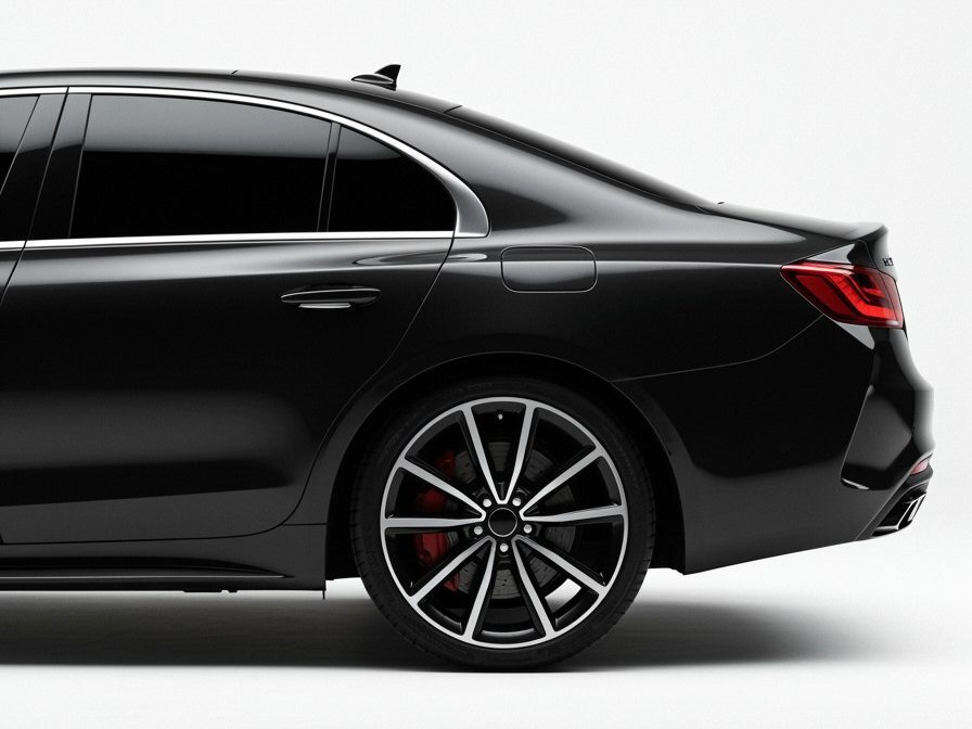 car with tinted windows