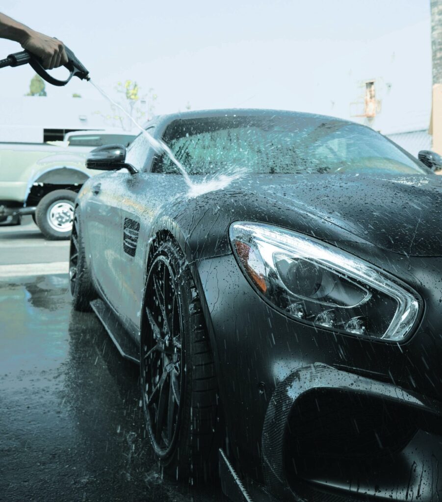 a nice car being washed by Karzilla in Edmonton a nice car being washed by Karzilla in Edmonton